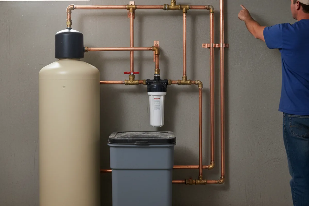 Whole-house water treatment system installed in Elm City